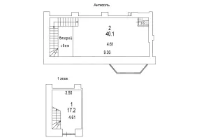 Тверская ул., 19, 58.4 м², 1 этаж | Продажа