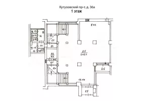 Арендный бизнес, 2278.8 м², доход 3 283 830 руб., г Москва, Кутузовский пр-т, 36А