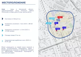 Московская область, г. Клин, ул. Новоямская, д. 32, 4172.5 м², 1-2 этаж | Продажа