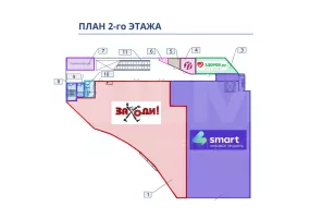 Помещение с арендаторами Чайхона, KARI, У Палыча, Мегафон, СДМ-банк и др.