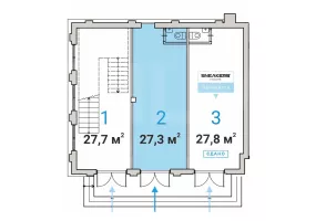 Арендный бизнес, 27.2 м², доход 550 000 руб., г Москва, Бол. Садовая ул., 6, стр. 2