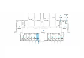 Москва, 1-я Новокузьминская, д 21, к2, 24.2 м², 1 этаж | Продажа