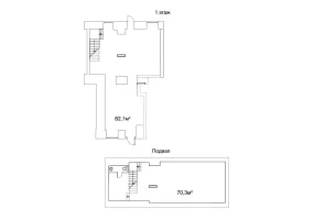 Арендный бизнес, 152.4 м², доход 1 200 000 руб., г Москва, Пятницкая ул., 16, 1 этаж