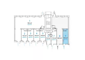 Планерная ул., 12, кор. 1, 20.8 м², 1 этаж | Продажа