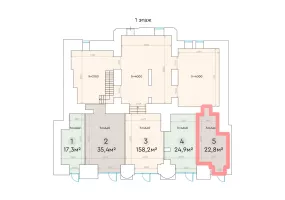 Остоженка ул., 5, 22.8 м², 1 этаж | Продажа