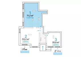 г. Москва, Судостроительная ул., 3, 71.2 м², 1 этаж | Аренда