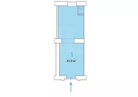 Шаболовка ул., 30, 51.9 м², 1 этаж | Аренда