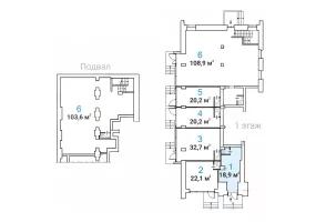 г Москва, Ленинградский пр-т, 4/2, 18.9 м², 1 этаж | Продажа