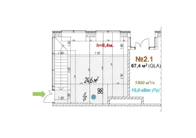 г Москва, Бол. Волоколамский пр-д, вл. 23, 67.4 м², 1 этаж | Продажа