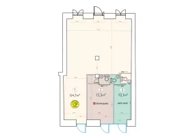 г Москва, Ленинградский пр-т, 62, 89.7 м², 1 этаж | Продажа