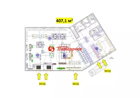 Арендный бизнес, 407 м², доход 1 424 500 руб., Москва, пос. Рязановское, ЖК Подольские Кварталы, к4, район Щербинка