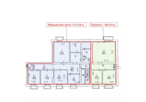 г. Москва, Звенигородское ш., 7, 192.3 м², 1 этаж | Продажа