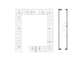 МО, г.о. Химки, д. Юрлово, ЖК Пятницкие луга, к1.2, 38.7 м², 1 этаж | Продажа