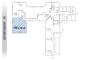 г Москва, Шереметьевская ул., 26, 188.2 м², 1 этаж | Продажа