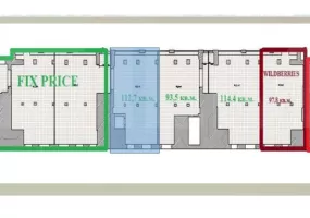 г Москва, Матроса Железняка б-р, 9, 112.7 м², 1 этаж | Аренда