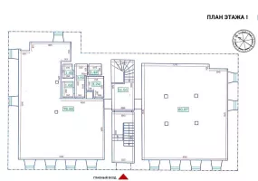 г Москва, Мал. Бронная ул., 24, стр. 3, 348 м², 1-2 этаж | Аренда