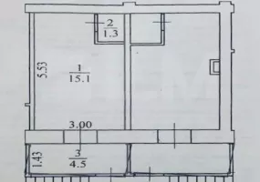 г Москва, 1-я Владимирская ул., 37/15, 20.9 м², 1 этаж | Продажа