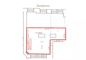 г Москва, ул Солянка, д 1/2 стр 1, 206 м², 1 этаж | Аренда