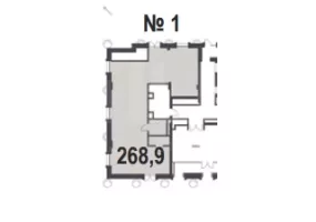 Арендный бизнес, 268.9 м², доход 1 344 500 руб., г Москва, Кутузовский пр-т, 12