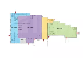 Арендный бизнес, 5022.2 м², доход 2 856 376 руб., г Москва, Гостиничная ул., 10В, стр. 1, 1 этаж