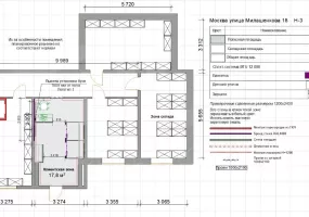 г Москва, ул Милашенкова, д 18, 105.7 м², 1 этаж | Продажа