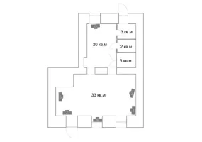 г Москва, Чистопрудный б-р, 12, кор. 4, 61 м², 1 этаж | Продажа