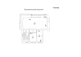 г Москва, Комсомольский пр-т, 17, 314 м², 1 этаж | Аренда