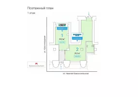 Арендный бизнес, 67 м², доход 440 000 руб., г Москва, ул Краснопрудная, д 26