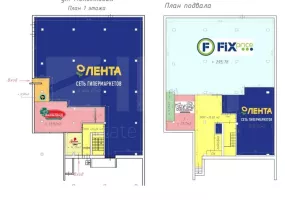 г Москва, ул Молостовых, д 1А, 980 м², -1-1 этаж | Продажа