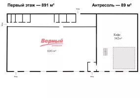 Московская обл, г Долгопрудный, ул Виноградная, д 7, 980 м², 1 этаж | Продажа