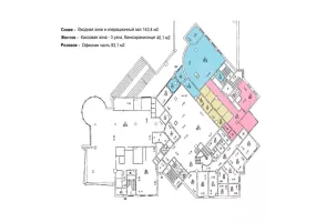 г Москва, Обручева ул., 23, кор. 3, 276.6 м², 1 этаж | Аренда