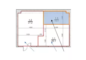 г Москва, Верейская ул., 29, стр. 34, 58.4 м², 1 этаж | Аренда