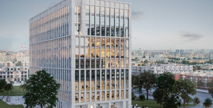 В Stone Курская завершаются фасадные работы