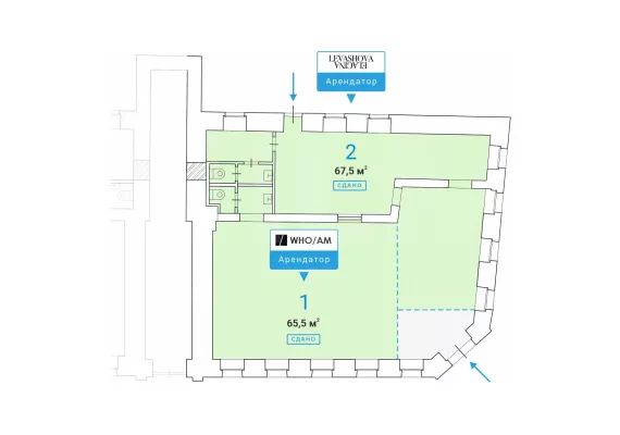 Арендный бизнес, 142.5 м², доход 1 500 000 руб., Мал. Никитская ул., 8/1