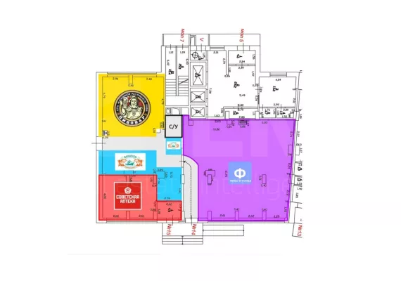 Московская обл, г Одинцово, ул Северная, д 5 к 2, 242.7 м², 1 этаж | Продажа