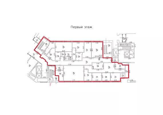 г Москва, Новоалексеевская ул., вл. 16, 601.1 м², 1-2 этаж | Аренда