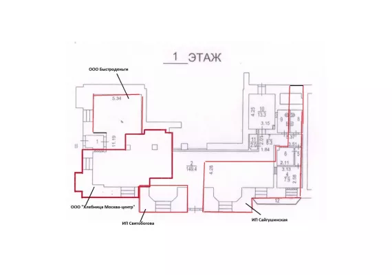 Арендный бизнес, 202.6 м², доход 1 100 000 руб., г. Москва, Сущёвский Вал ул., 3/5А