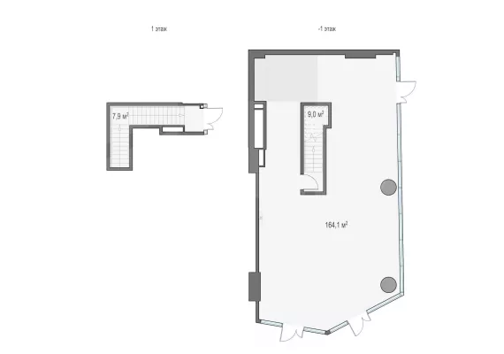 г Москва, Бутырская ул., вл. 1, 181 м², -1-1 этаж | Продажа