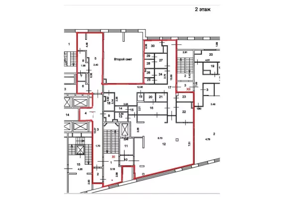 г Москва, ул Сельскохозяйственная, д 38 к 1, 380.8 м², 2 этаж | Аренда