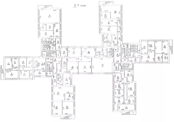 Арендный бизнес, 2467.2 м², доход 2 333 333 руб., г Москва, Новоясеневский пр-т, 13, кор. 2