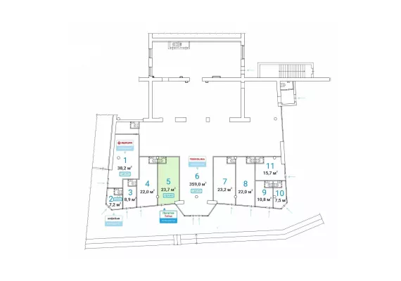 г Москва, 2-я Владимирская ул., 38/18, 23.7 м², 1 этаж | Продажа