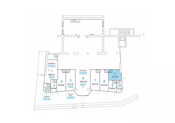 Арендный бизнес, 15.7 м², доход 220 000 руб., г Москва, 2-я Владимирская ул., 38/18