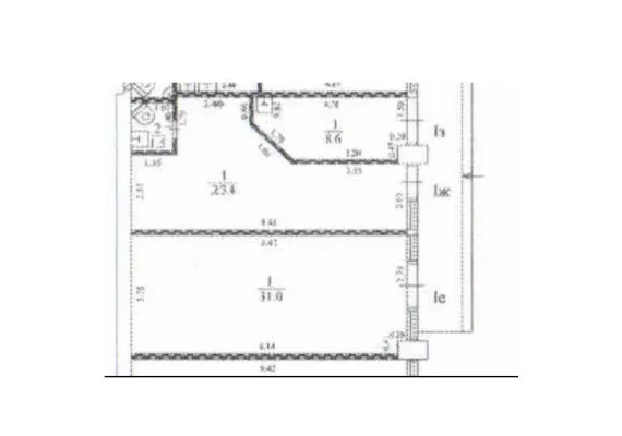 г. Москва, Дубнинская ул., 10, кор. 4, 31 м², 1 этаж | Продажа