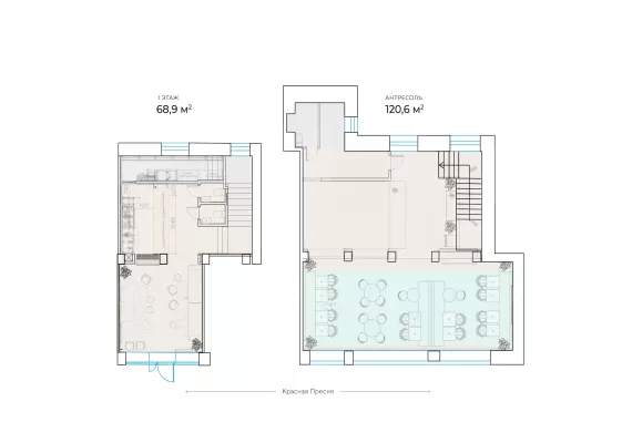 Арендный бизнес, 189.5 м², доход 1 500 000 руб., г Москва, Красная Пресня ул., 32-34