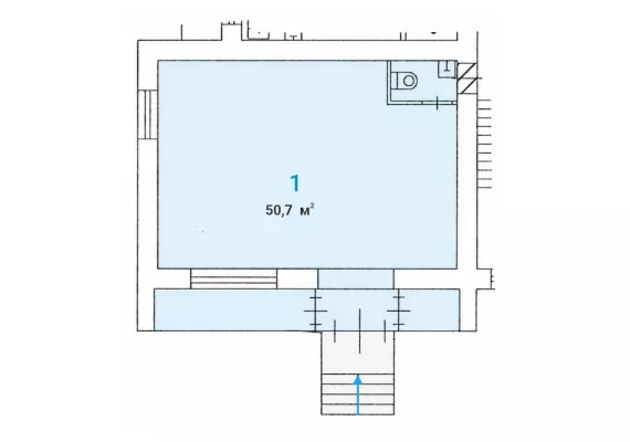 г. Москва, Бол. Бронная ул., 9/1, 50.7 м², 1 этаж | Продажа