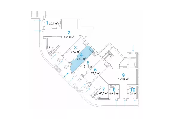 Ярцевская ул., 27, кор. 1, 37.2 м², 1 этаж | Продажа