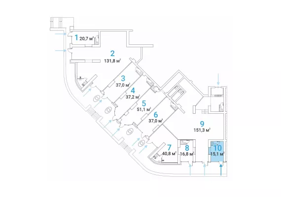 Ярцевская ул., 27, кор. 1, 15.1 м², 1 этаж | Продажа