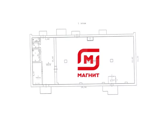 Арендный бизнес, 636.5 м², доход 300 000 руб., МО, Шатурторф п., Интернациональная ул., 9