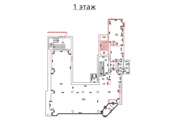 г Москва, 1-я Тверская-Ямская ул., 10, 665 м², 1-2 этаж | Продажа