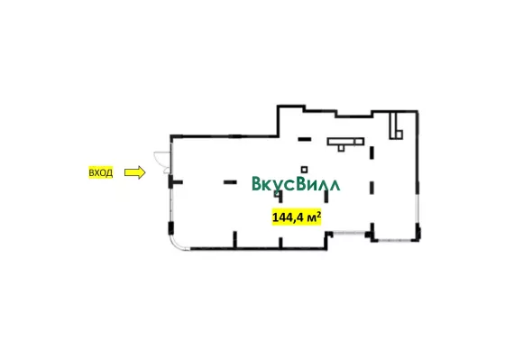 г. Москва, Сосенское пос., ЖК Прокшино к 10.1.6, 144.4 м², 1 этаж | Продажа